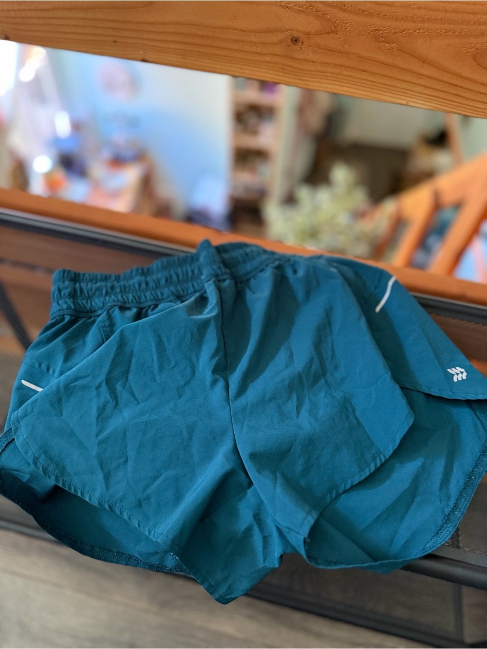 Teal Athletic Running Shorts